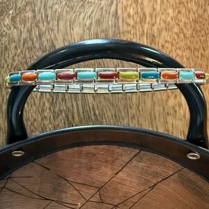 Multicolor Mosaic Women's stretch bracelet